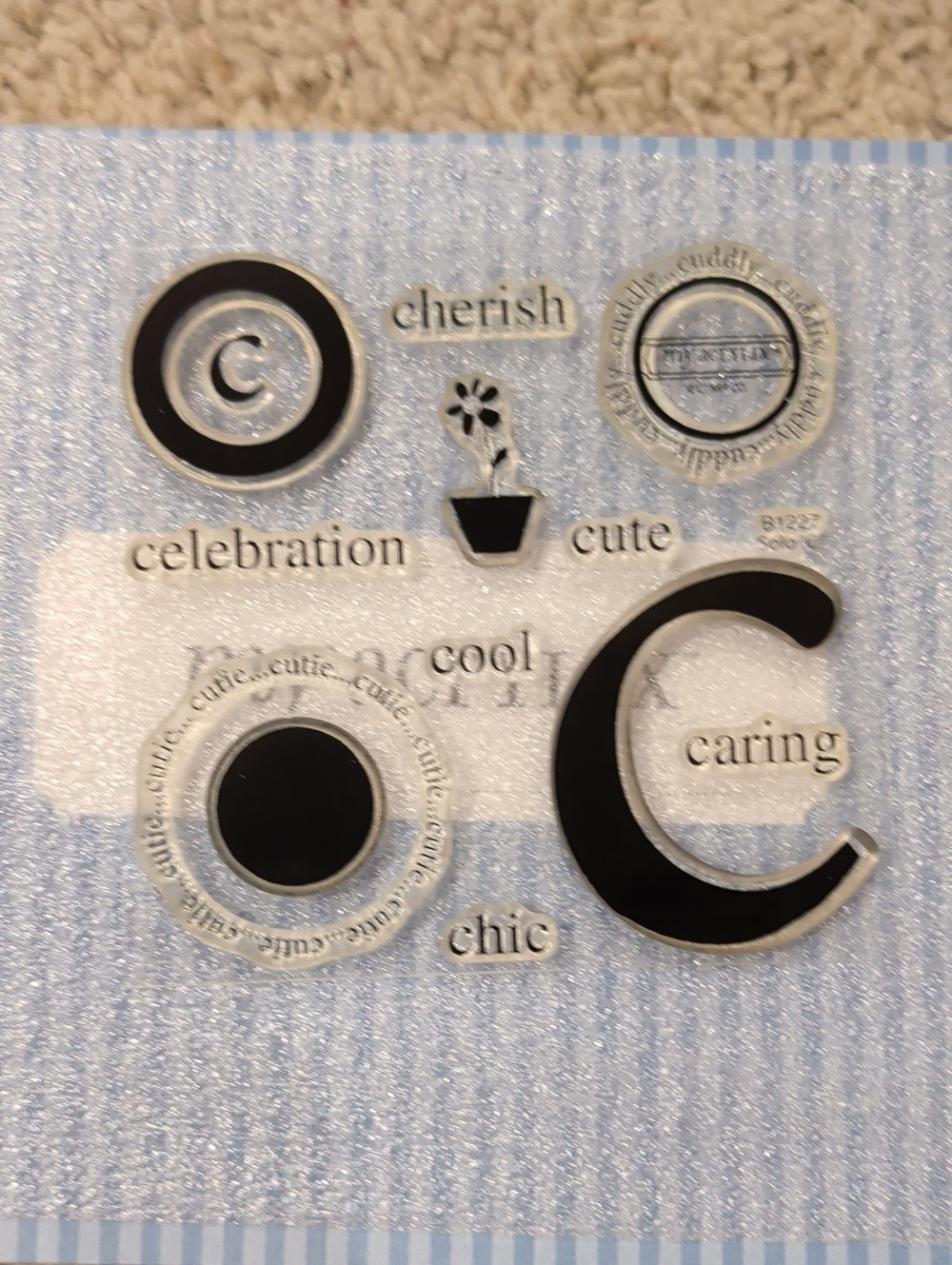 Alphabet C Decorative Stamp Set